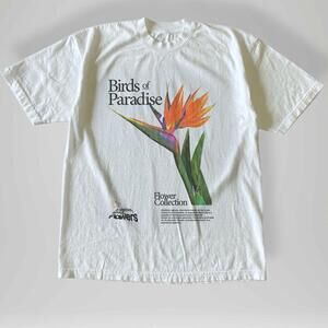 Style Bird Of Paradise Flower Collection White T-Shirt